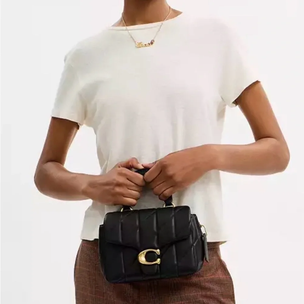 Coach Tabby Top Handle Bag With Quilting